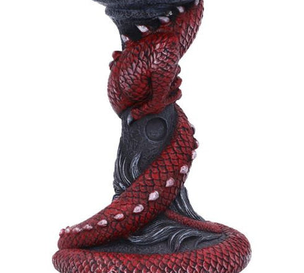 Dragon Coil Goblet Red 20cm