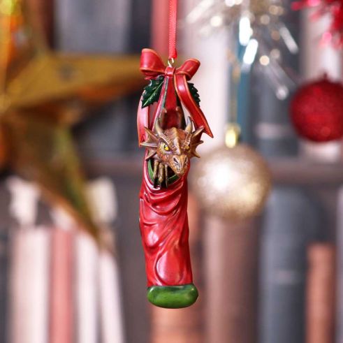 Anne Stokes Magical Arrival Hanging Ornament 13.5c