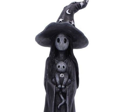Little Souls Glimmer Witch with Cat Figurine 12.3cm