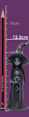 Little Souls Glimmer Witch with Cat Figurine 12.3cm