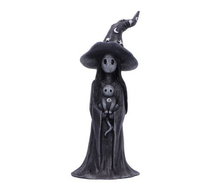 Little Souls Glimmer Witch with Cat Figurine 12.3cm