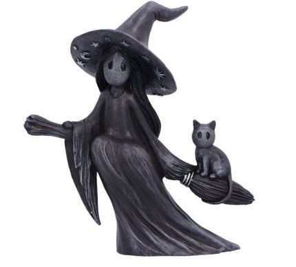 Little Souls Beam Witch on Broom Figurine 12.7cm