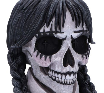 Dark Glare Gothic School Girl Skull
