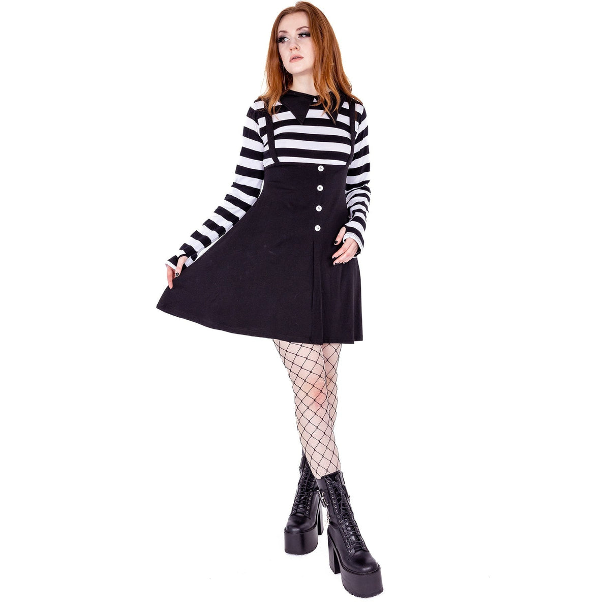 Heartless Bewitched Dress | Black / White