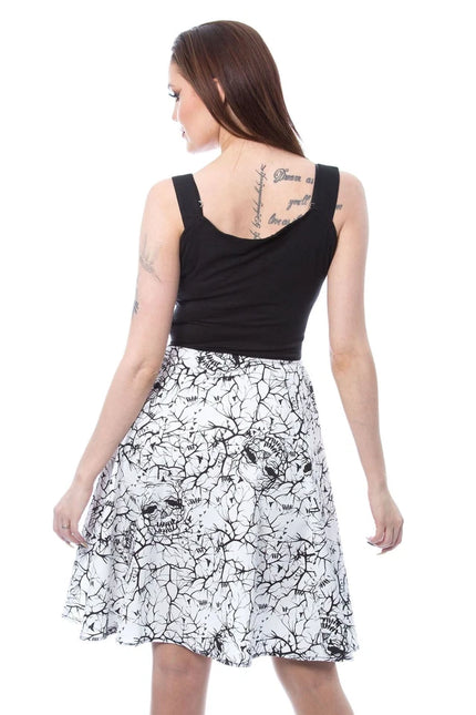 Vixxsin Birdie Dress | White / Black