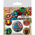 Marvel Comics Captain America Button Badge pack