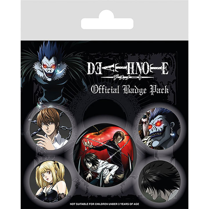 Death Note Button Badge Pack