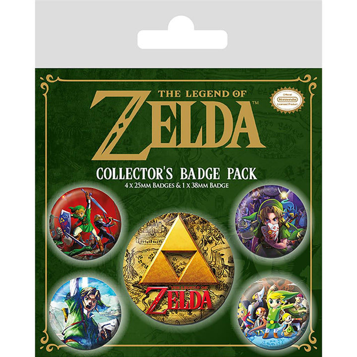 The Legend Of Zelda Classics Button Badge Pack