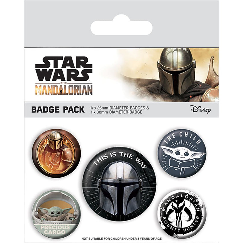 Star Wars The Mandalorian Button Badge Pack