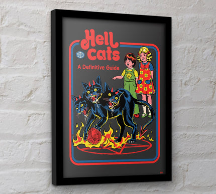 Steven Rhodes Hell Cats Framed Print