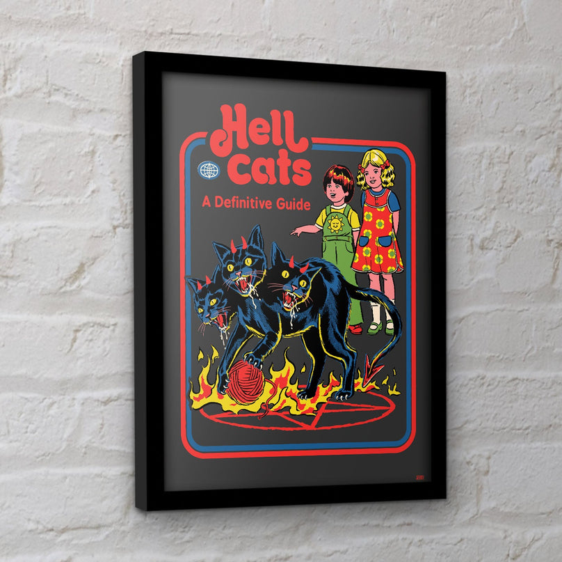 Steven Rhodes Hell Cats Framed Print