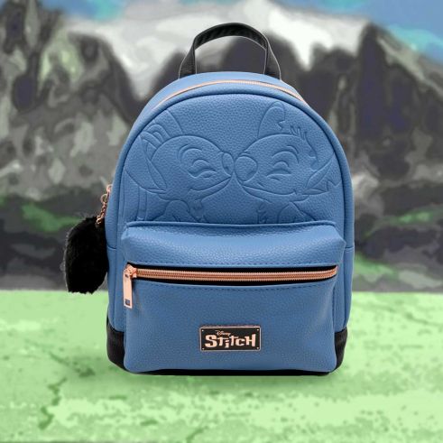 Disney Stitch Fashion Backpack Blue 28cm