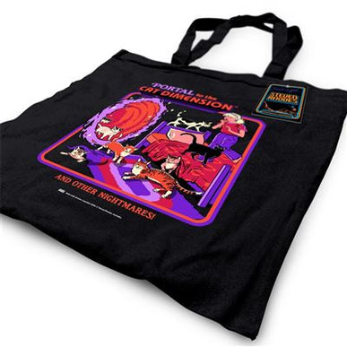 Steven Rhodes Tote Bag | Portal To The Cat Dimension