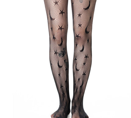 Poizen Industries Celestial Fishnet Tights