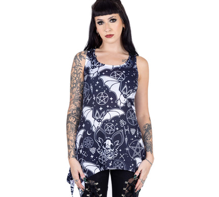 Heartless Conjure Lace Panel Vest