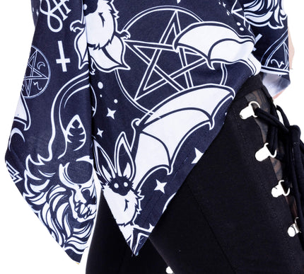Heartless Conjure Lace Panel Vest