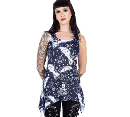 Heartless Conjure Lace Panel Vest