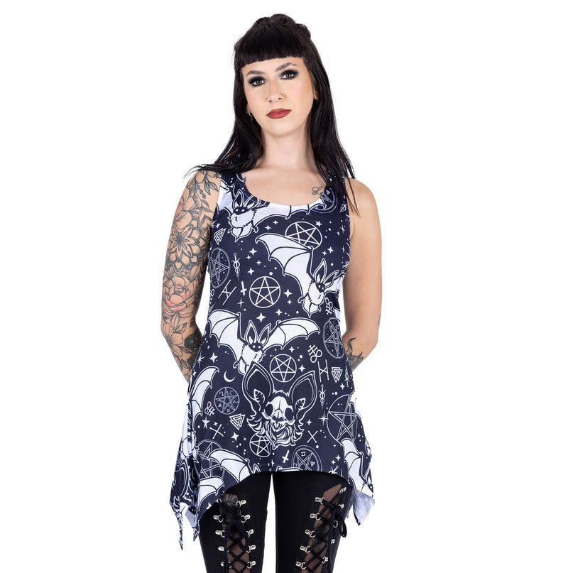 Heartless Conjure Lace Panel Vest