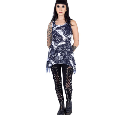 Heartless Conjure Lace Panel Vest