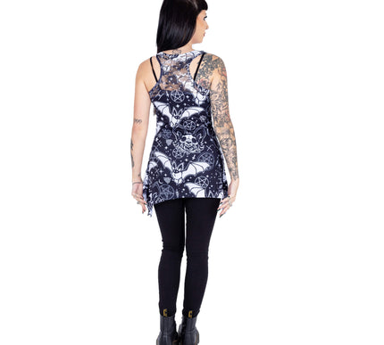 Heartless Conjure Lace Panel Vest