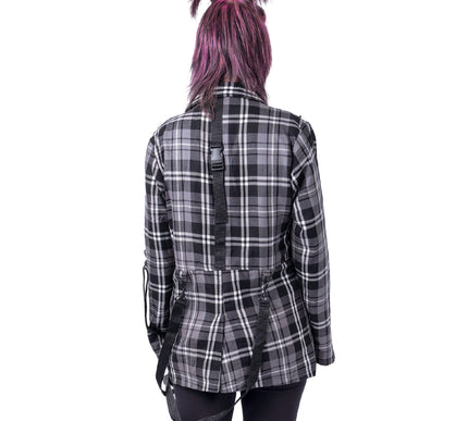 Chemical Black Cordelia Jacket | Grey Check