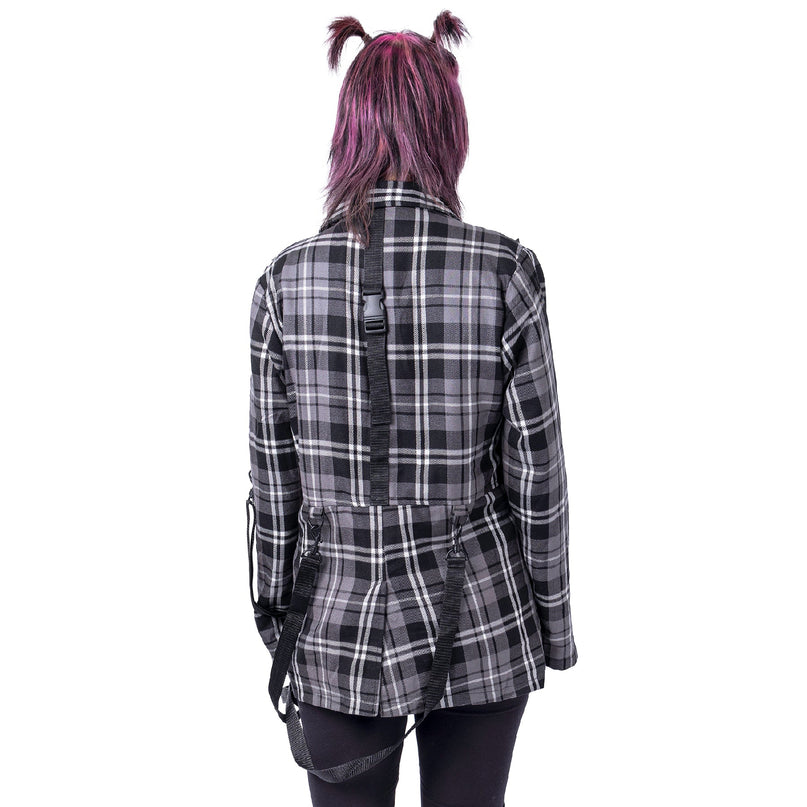 Chemical Black Cordelia Jacket | Grey Check