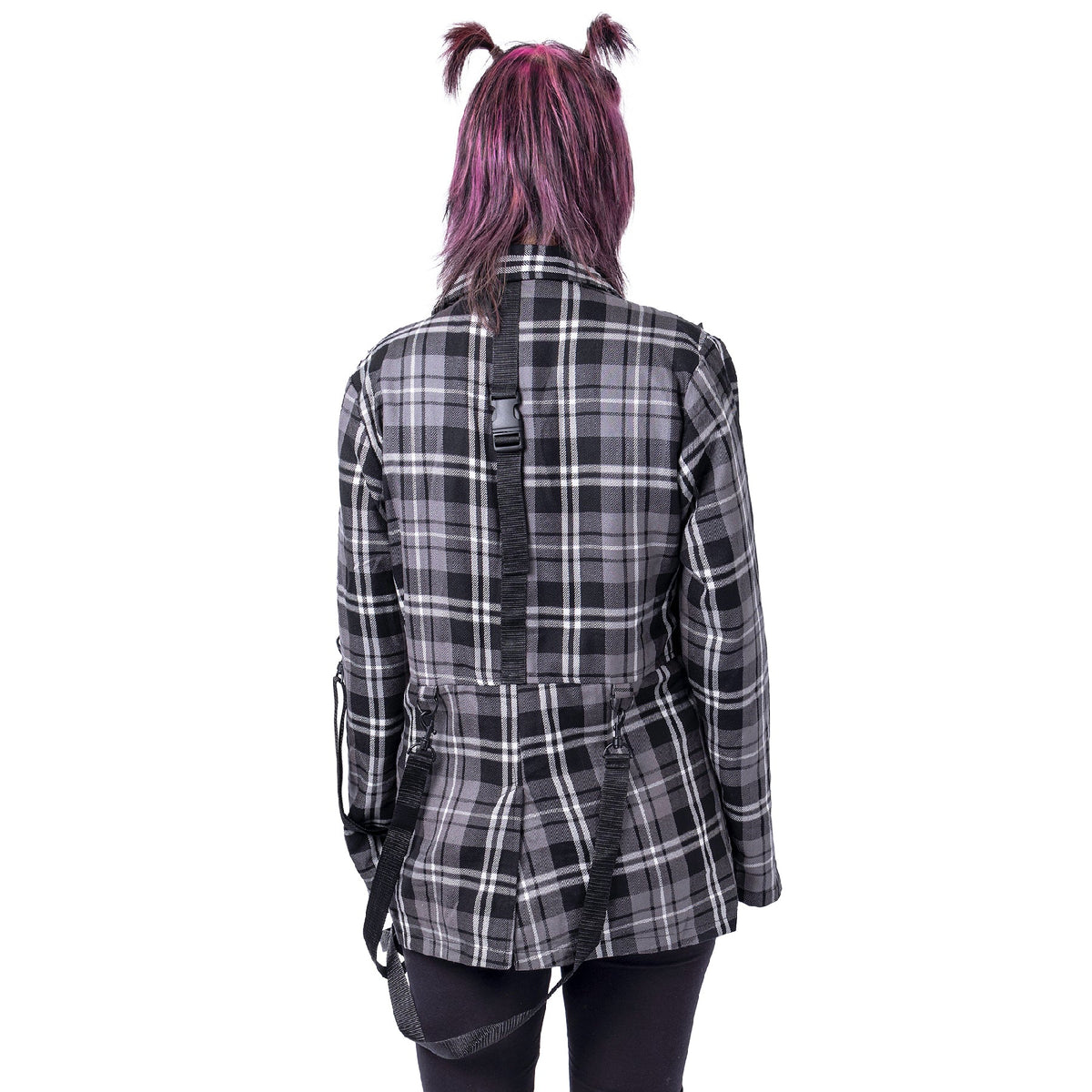 Chemical Black Cordelia Jacket | Grey Check
