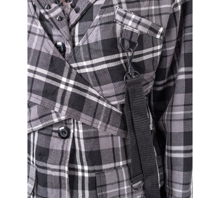 Chemical Black Cordelia Jacket | Grey Check