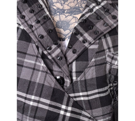 Chemical Black Cordelia Jacket | Grey Check