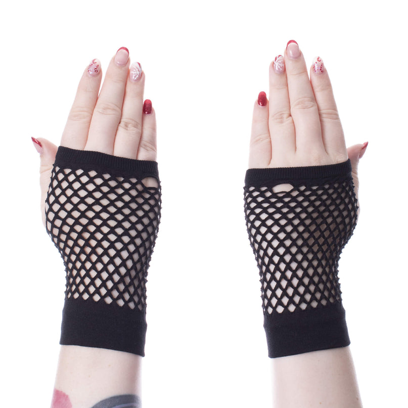 Poizen Industries Corrine Mesh Gloves | Black