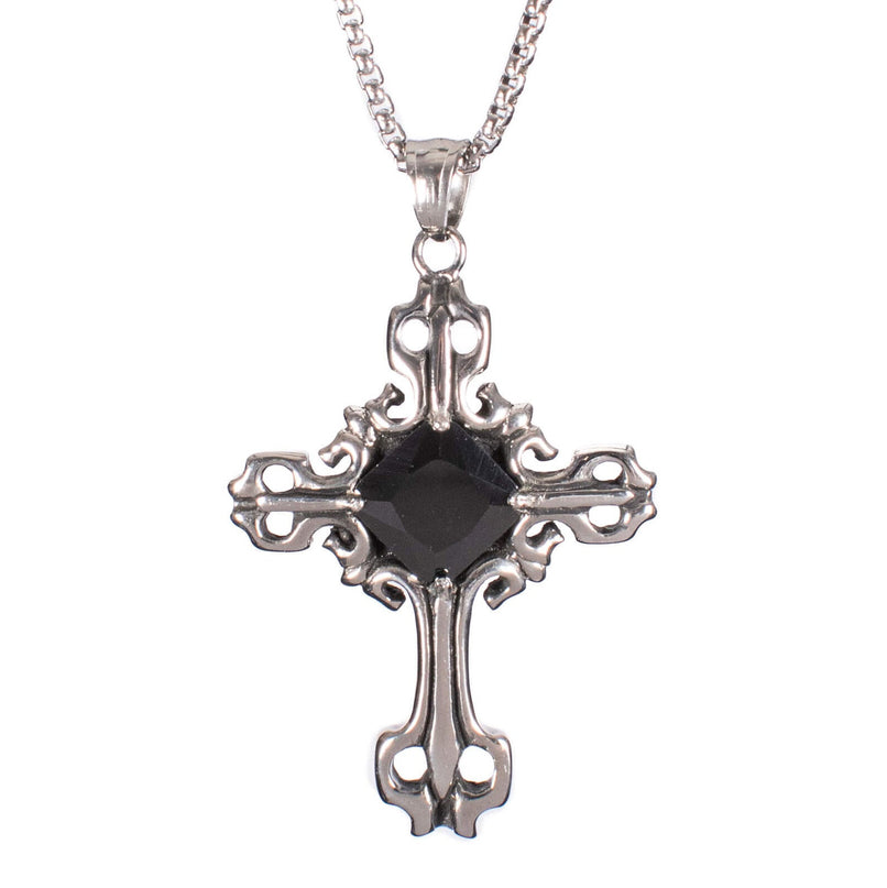 Poizen Industries Crucithra Pendant | Black / Silver