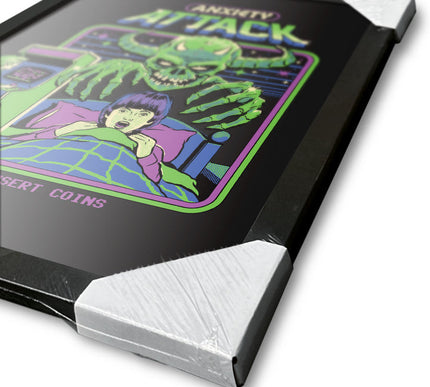 Steven Rhodes Anxiety Attack Framed Print