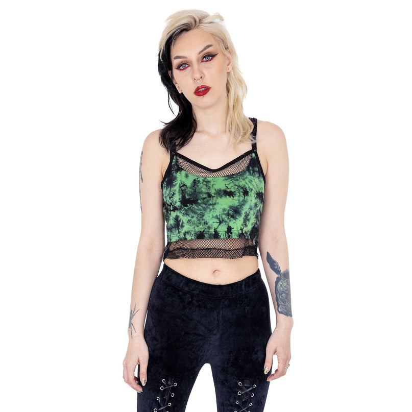 Heartless Danica Top | Green / Black