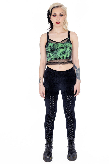 Heartless Danica Top | Green / Black