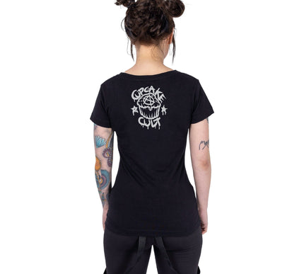 Cupcake Cult Dead inside Reaper T-hirt | Black
