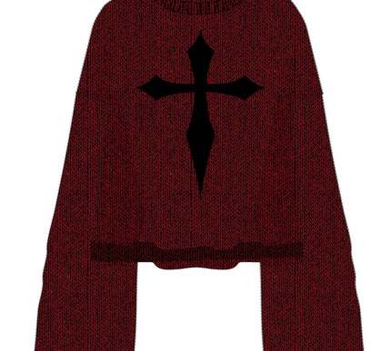 Killstar Dead Romantic sweater | Red / Black