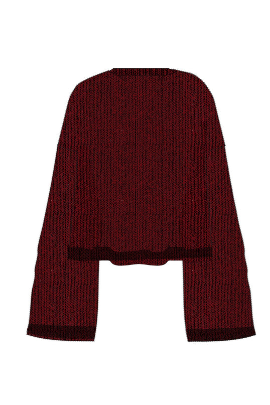 Killstar Dead Romantic sweater | Red / Black