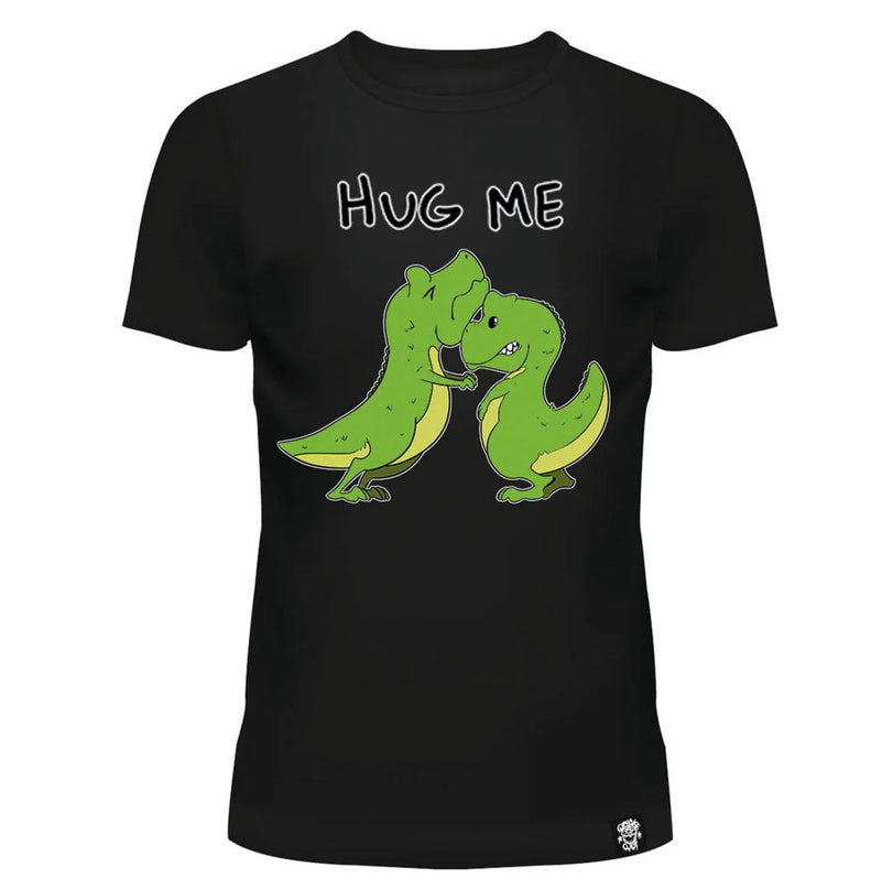 Cupcake Cult Dino Hug Me T-Shirt | Black / Green