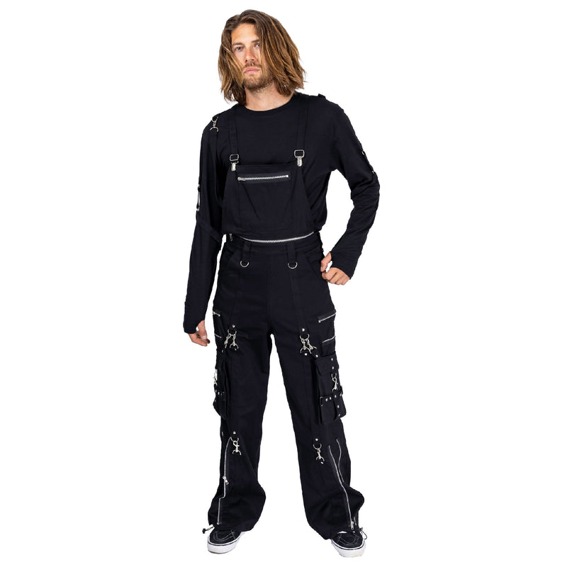 Heartless Dorcas Unisex Dungarees | Black
