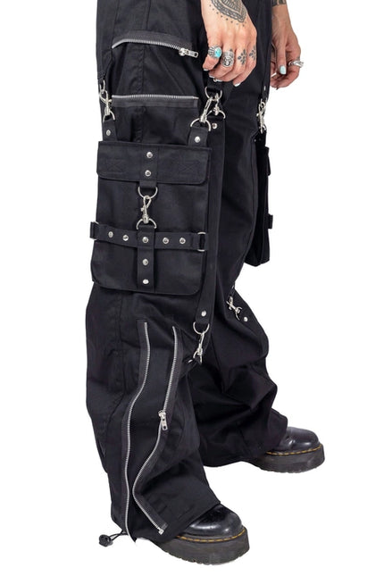 Heartless Dorcas Unisex Dungarees | Black