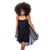 Chemical Black Dysania Playsuit | Black