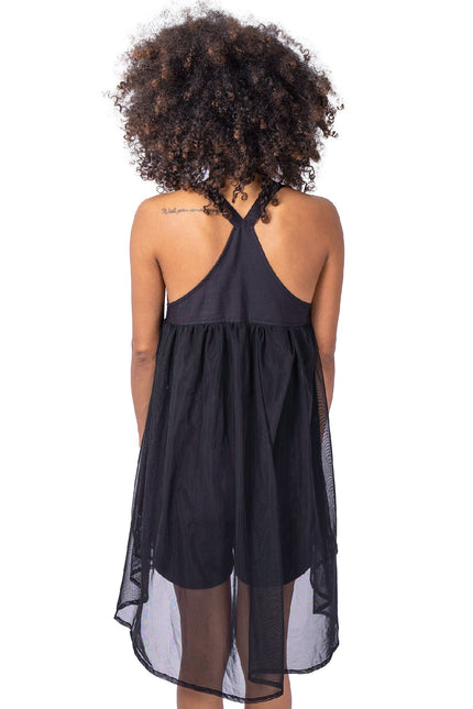 Chemical Black Dysania Playsuit | Black