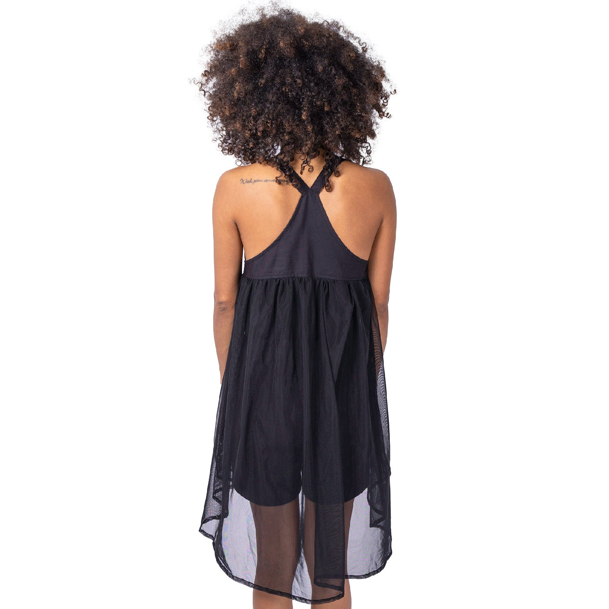 Chemical Black Dysania Playsuit | Black
