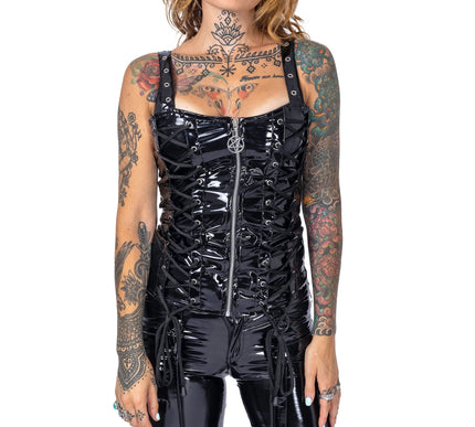 Heartless Evilene Top | Black