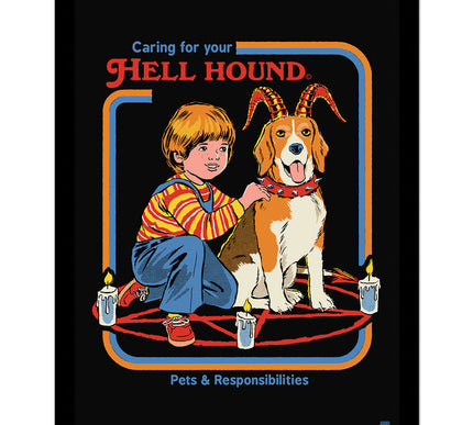 Steven Rhodes Hell Hound Framed print