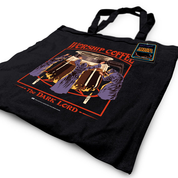 Steven Rhodes Tote Bag Worship Coffee