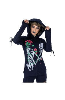 Vixxsin Garden Skull Hood | Black
