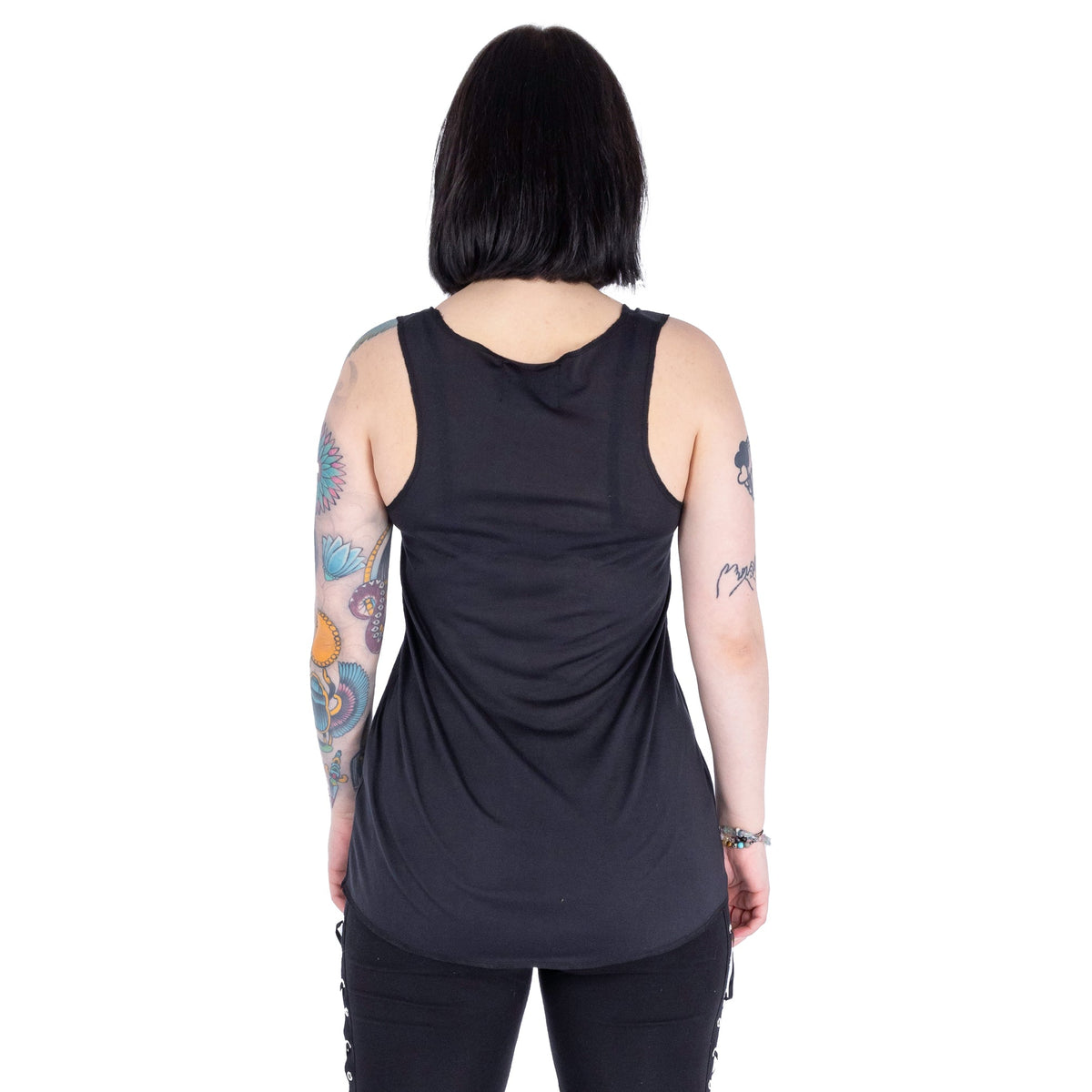 Vixxsin God Forgives Vest Top | Black