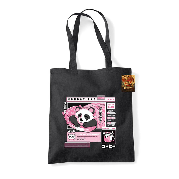 illustrata Tote Bag Monday Exe