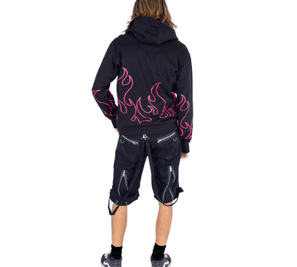 Heartless Hellfire Zip Hood | Black/ Red